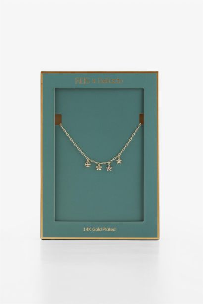 قلادة نسائي ذهبي على شكل نجمة من Reis x DeFacto