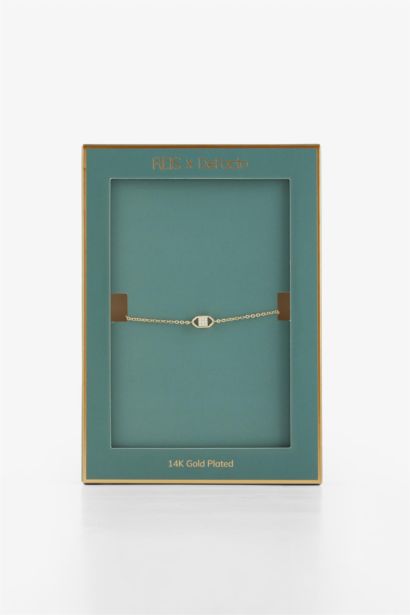 Reis x DeFacto Gold Plated Luce Touch Stone Gold Bracelet