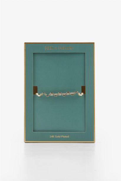 Reis x DeFacto Gold Plated Sangria Mini Stone Gold Bracelet