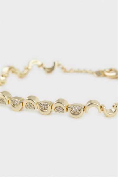 Reis x DeFacto Gold Plated Sangria Mini Stone Gold Bracelet