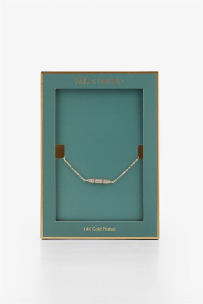 Reis x DeFacto Gold Plated Velveta Purple Stone Gold Bracelet