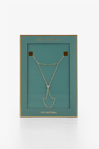 سوار يد ذهبي بأحجار من Reis x DeFacto