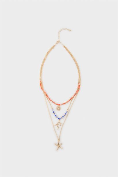 Lot de 3 Colliers dorés coquillage pour femme