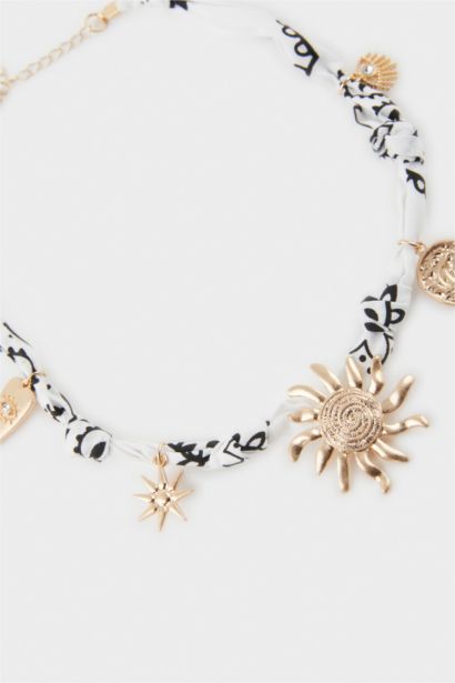 قلادة ذهبي نسائي - قطعتين