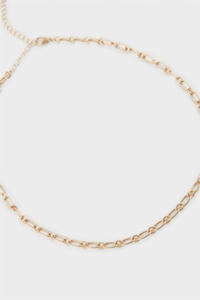 قلادة ذهبي نسائي - قطعتين