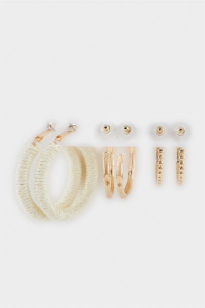 Lot de 3 Boucles d’oreilles créoles pour femme