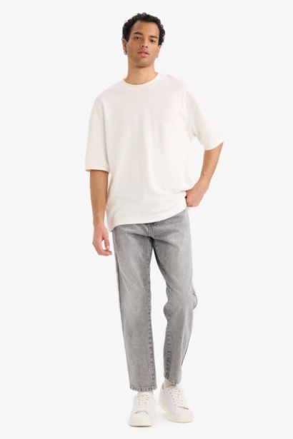 90’S Slim Fit Denim Trousers