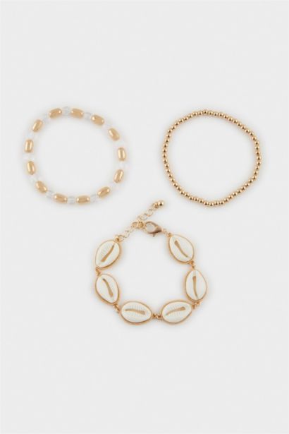 Lot de 3 Bracelets coquillage pour femme