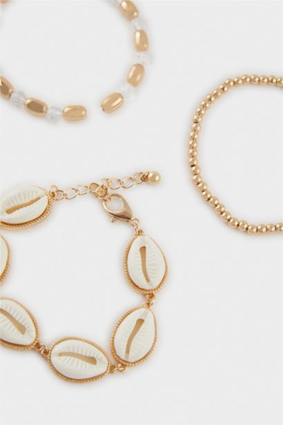 Lot de 3 Bracelets coquillage pour femme