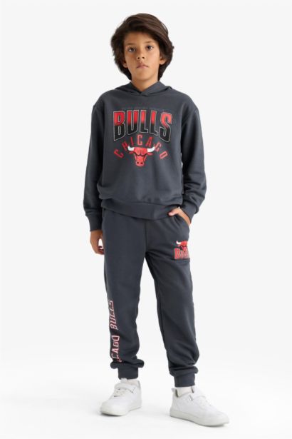 NBA Chicago Bulls Kapüşonlu Sweatshirt Erkek Çocuk