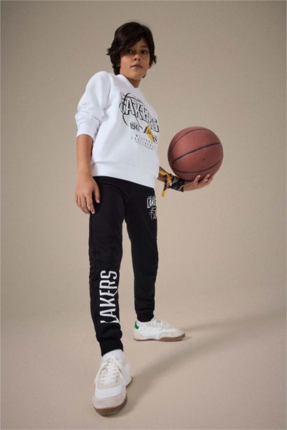 Boy NBA Los Angeles Lakers Elastic Waist Jogger Sweatpants