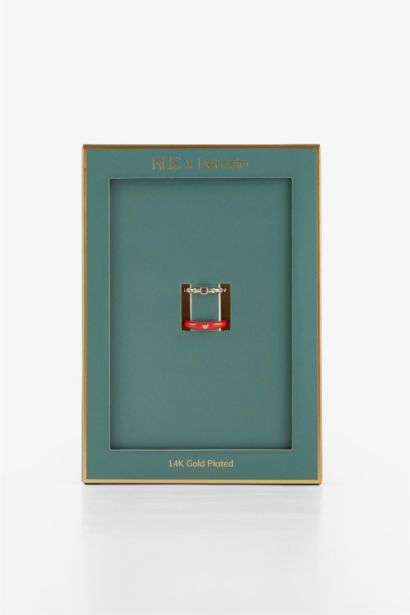 Reis x DeFacto 14K Gold Plated Cherry Glow Woman 2 Piece Rings