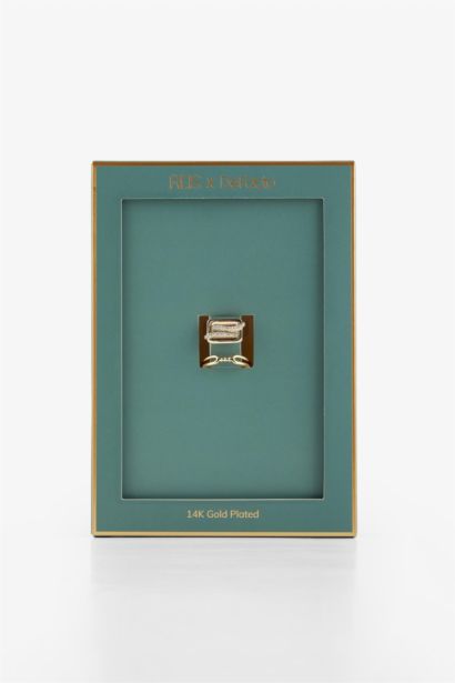 Reis x DeFacto Gold Plated Essenza Duo 2 Piece Stone Gold Ring