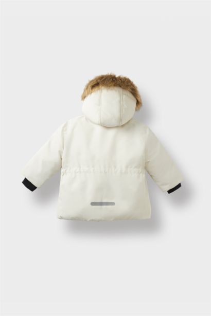 Baby Girl Hooded Puffer Jacket