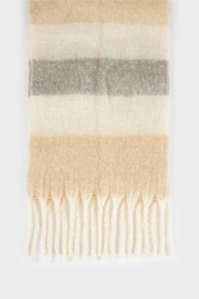 Girl Color Block Woven Scarf