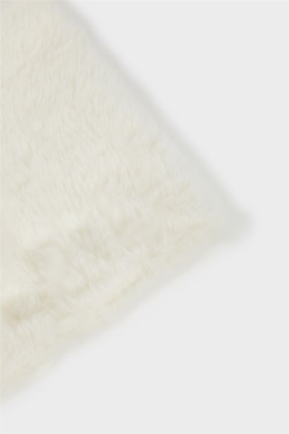 Girl Polar Fleece Lining Welsoft Plush Scarf