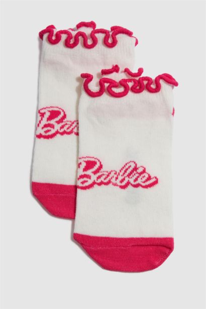 Girl Barbie Licensed 3 piece Cotton Short Sockss