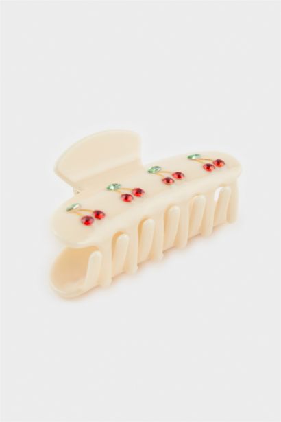 Pince à cheveux avec cerise pour femme