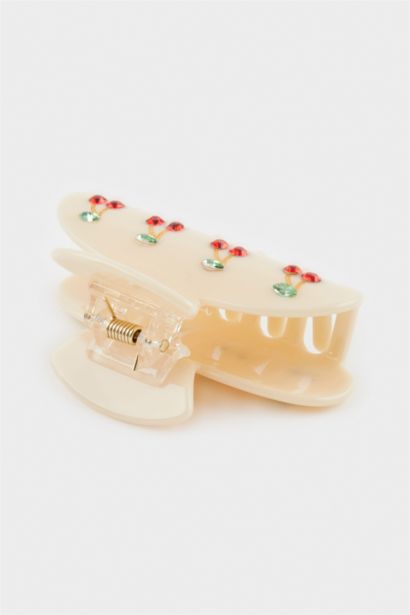 Pince à cheveux avec cerise pour femme