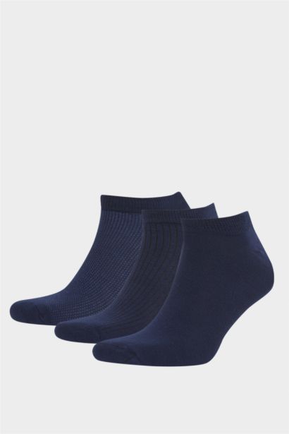 Lot de 3 Chaussettes courtes en bambou sans couture pour homme