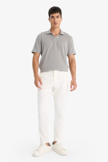 تيشيرت بولو ذو مظهرتريكو