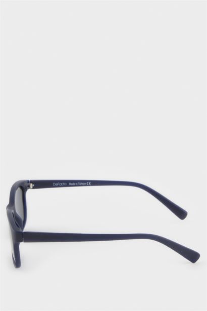 Yuvarlak Siyah Plastik Çerçeve Siyah Cam Polarize Güneş Gözlüğü Erkek Çocuk