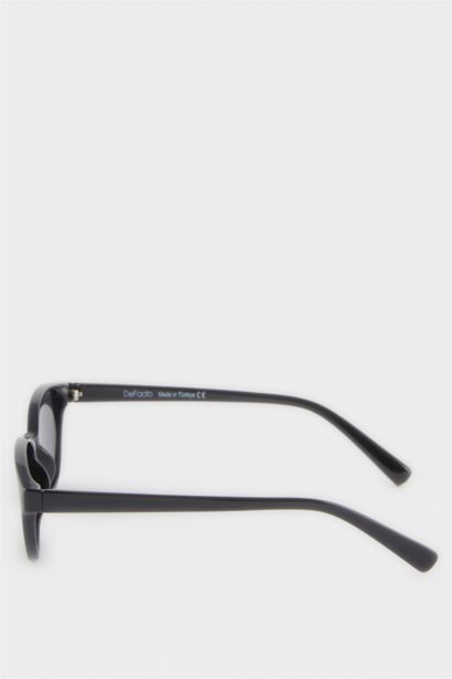 Yuvarlak Siyah Plastik Çerçeve Siyah Cam Polarize Güneş Gözlüğü Erkek Çocuk