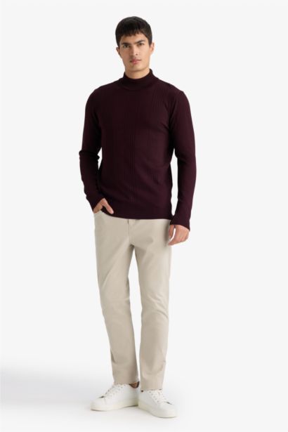 Standard Fit Turtleneck Knitwear Pullover