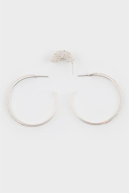 DCEY x DeFacto Kadın 2'li Taşlı Küpe