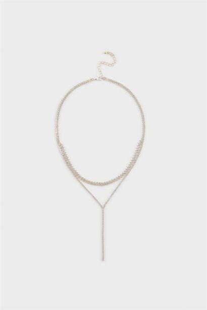 DCEY x DeFacto Kadın Taşlı Y Kolye