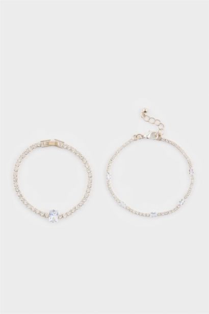 DCEY x DeFacto Kadın 2'li Taşlı Bileklik