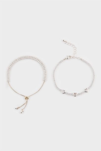 DCEY x DeFacto Kadın 2'li Taşlı Bileklik