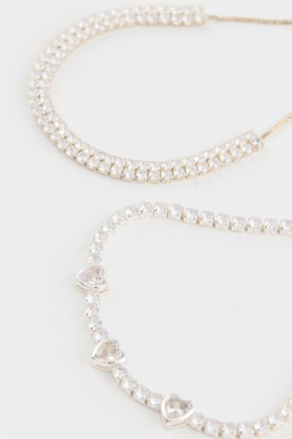 DCEY x DeFacto Kadın 2'li Taşlı Bileklik