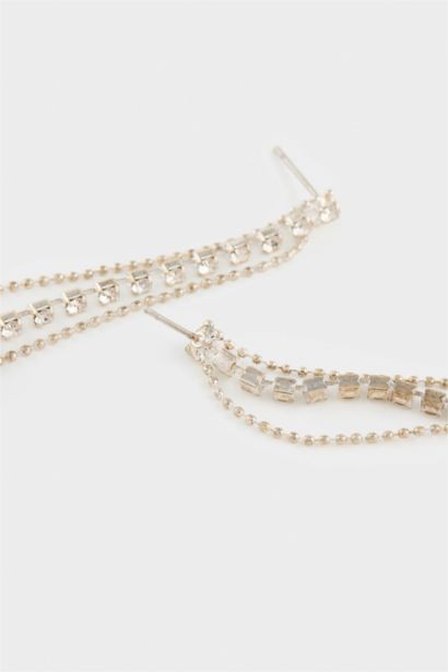 DCEY x DeFacto Kadın Taşlı Y Kolye Küpe Seti