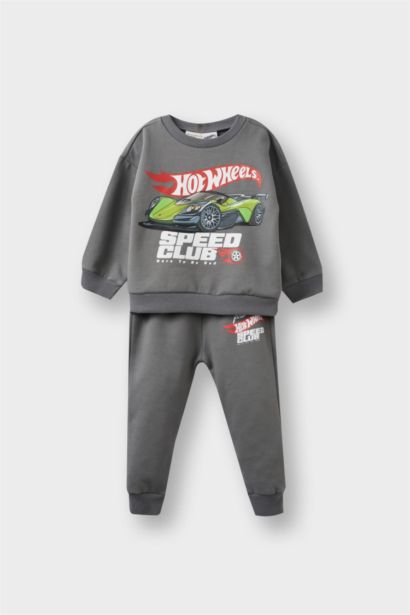 Baby Boy Hot Wheels Sweatshirt Sweatpants 2 Piece Set