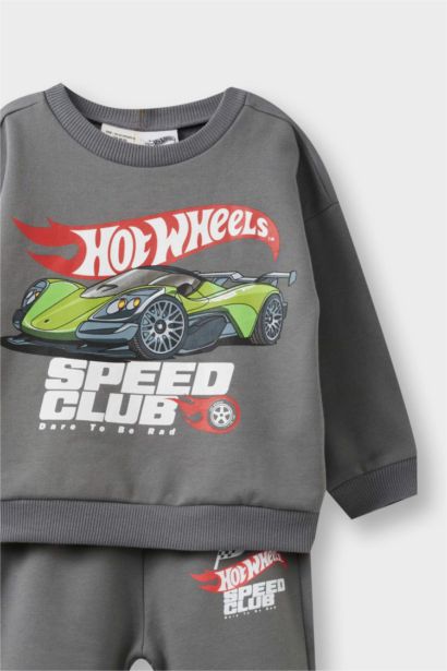 Baby Boy Hot Wheels Sweatshirt Sweatpants 2 Piece Set