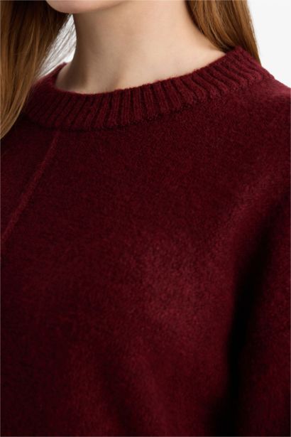 Loose Fit Knitwear Crew Neck Tunic