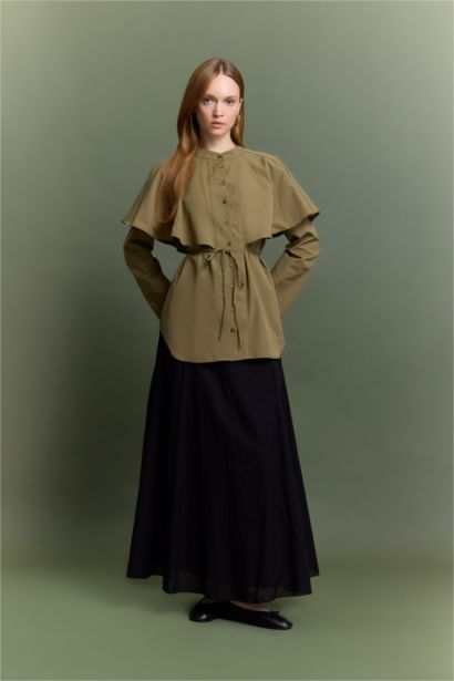 تنورة طويلة فوال بقصة A