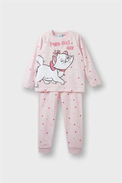 Ensemble Pyjama imprimé Top manches longues et Pantalon pour bébé fille