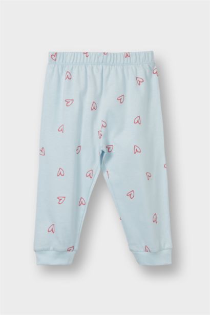 سيت بجامة بيبي بناتي ممشط من ديزني ميكي وميني - قطعتين