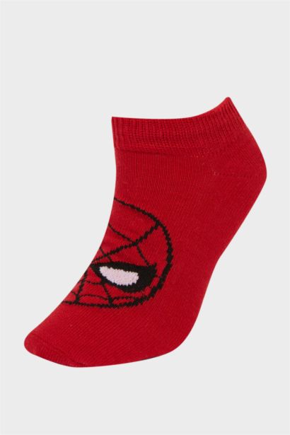 Lot de 3 paires de Chaussettes courtes en coton Spiderman pour garçon