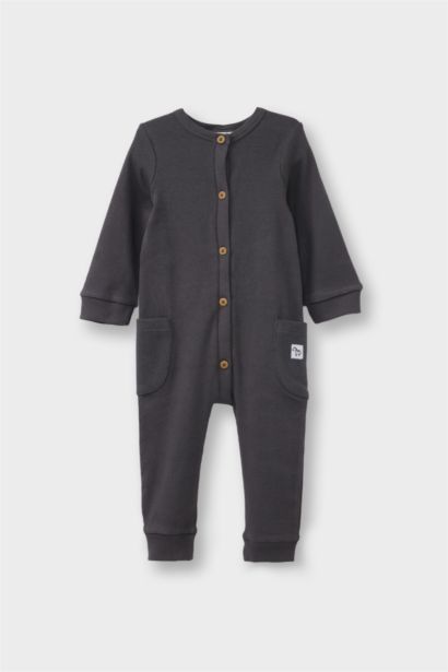 Baby Boy Newborn Ribbed Camisole Jumpsuit