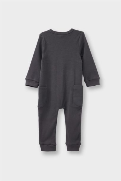 Baby Boy Newborn Ribbed Camisole Jumpsuit