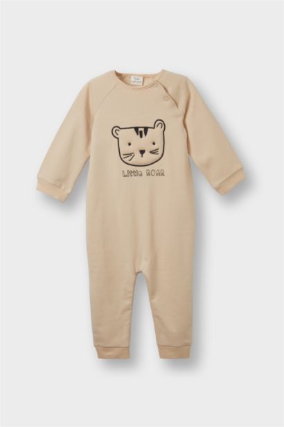 Thin Sweatshirt Fabric Regular Fit Jumpsuit