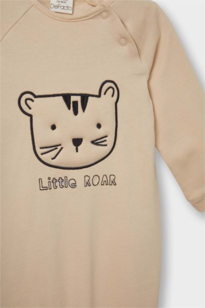 Thin Sweatshirt Fabric Regular Fit Jumpsuit