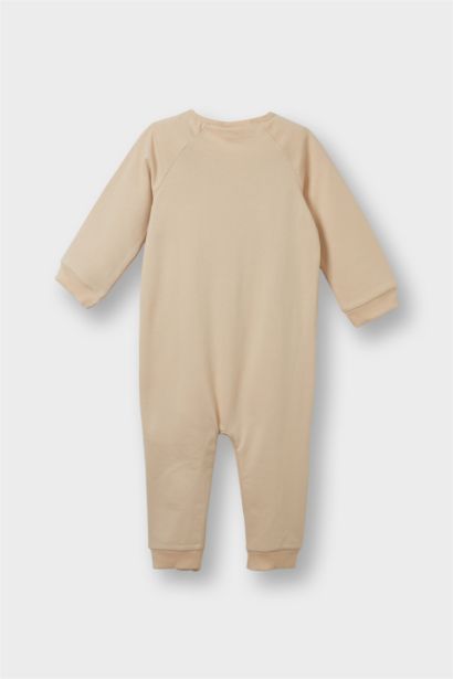 Thin Sweatshirt Fabric Regular Fit Jumpsuit