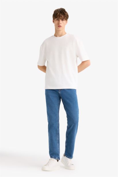 Sergio Regular Fit Normal Waist Denim Trousers