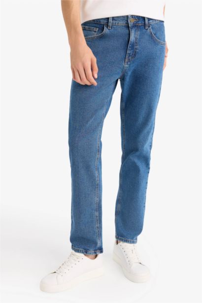 Sergio Regular Fit Normal Waist Denim Trousers