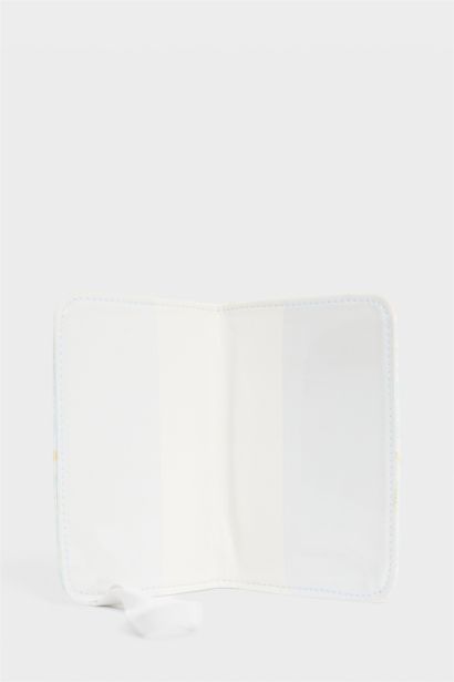 Kadın Çiçekli Suni Deri Pasaportluk ve Valiz İsimliği Set