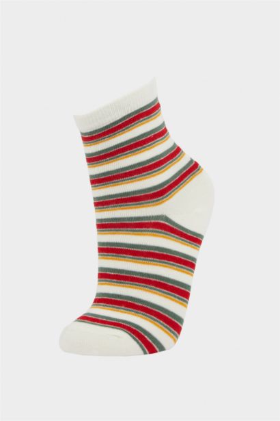 Boy 5 Piece Cotton Long Socks